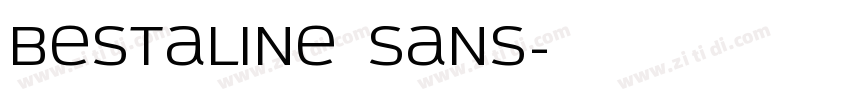 Bestaline Sans字体转换